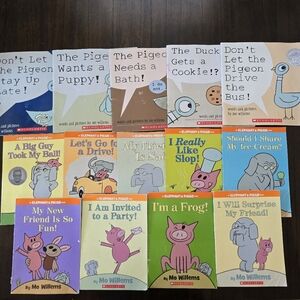 Mo Willems Picture Books, Pigeon & Elepant And Piggie Bundle Of 14